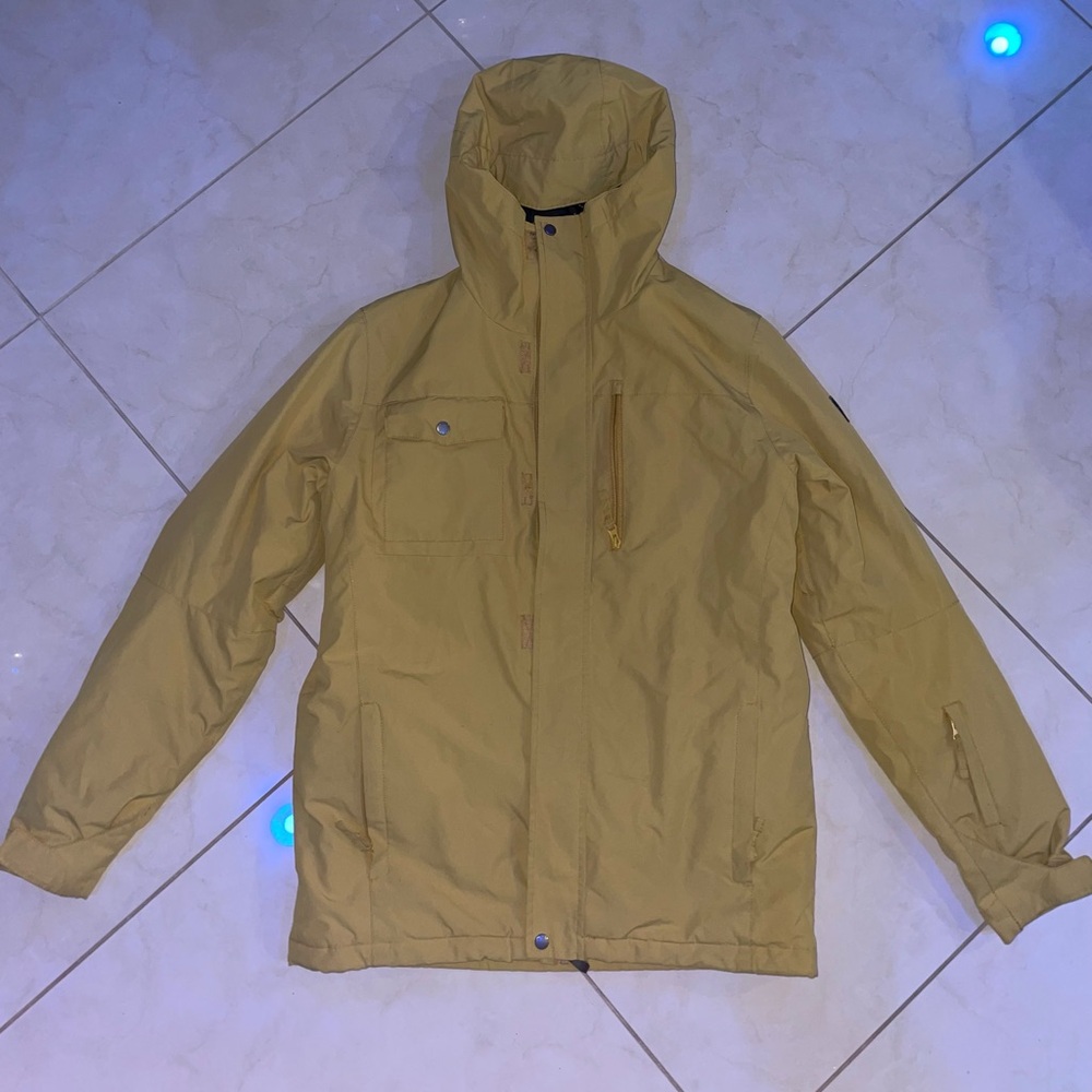 Columbia Yellow and Black Hooded Jacket